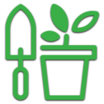 tools and seeds icon